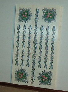 Scrapbooking - Stickers - 10 sheets Flower vine borders New Free Shipping