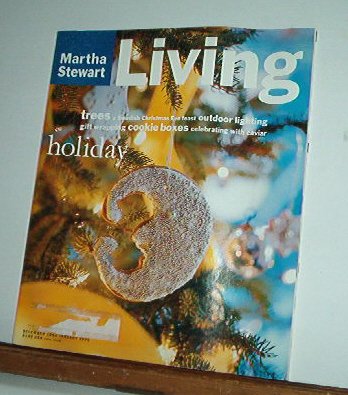 Magazine - Martha Stewart Living - Free Shipping - No. 25 - Dec 1994/Jan 1995