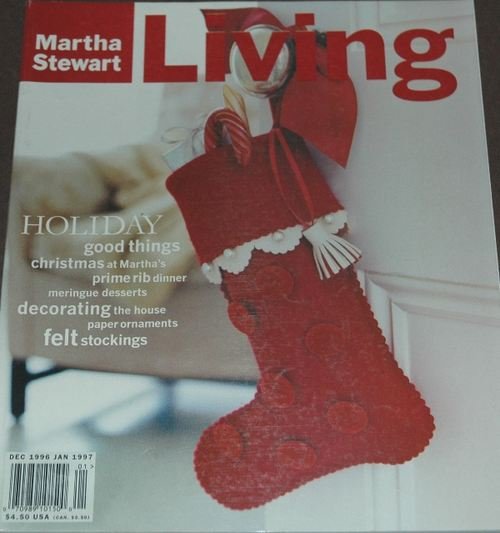 Magazine - Martha Stewart Living - Free Shipping - No. 45 Dec 1996/Jan 1997
