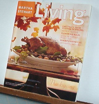 Magazine - Martha Stewart Living - Free Shipping - No.96 November 2001