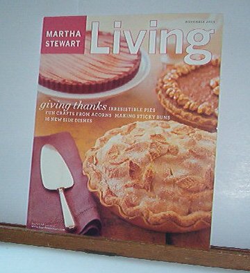 Magazine - Martha Stewart Living - Free Shipping - No. 120 November 2003