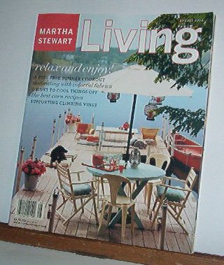 Magazine - Martha Stewart Living - Free Shipping - No. 129 August 2004