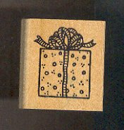 Rubber Stamp Scrapbooking - Wood Mounted - New - Gift package - 1.5X1.5"
