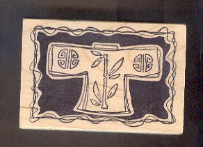 Rubber Stamp Scrapbooking - Wood Mount - New - Magenta Stamps - Japanese Kimono 3 X 2"