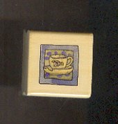 Rubber Stamp Scrapbooking - Wood Mount - Boyds Stamps - New - Tea Cup - 1 X 1"