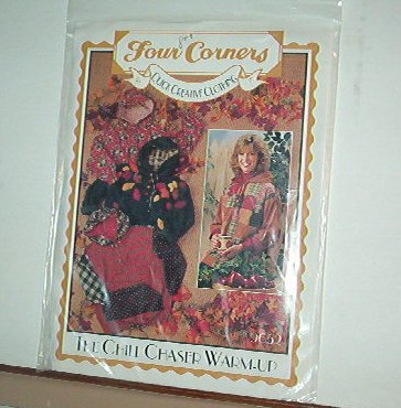 Sewing Pattern Four Corners Chill Chaser Warmup Jacket Quilted Sizes 6-20