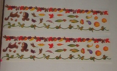 Scrapbooking - Stickers Strips 3 X 12 " - Harvest fruit & Borders