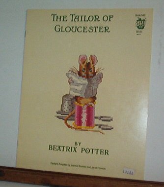 Cross Stitch Patterns - 4 designs with mice - THE TAILOR OF GLOUCESTER - PEATRIX POTTER Sweet