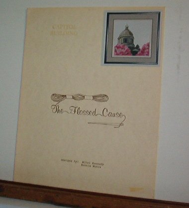 Cross Stitch Patterns State Capital WASHINGTON STATE - 1991 Quite Rare