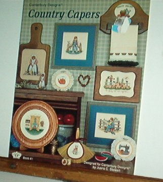 Cross Stitch Pattern, COUNTRY CAPERS by Juana Stewart 14 designs