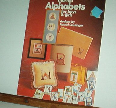 Cross Stitch Pattern, ALPHABETS FOR BOYS & GIRLS