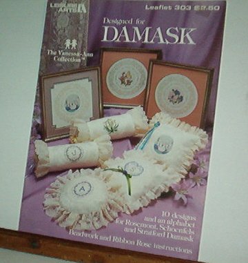 Cross Stitch Pattern, DESIGNED FOR DAMASK Vanessa-Ann Collection Alphabet & Designs