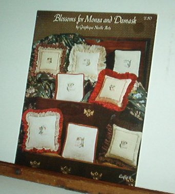 Cross Stitch Pattern, BLOSSOMS FOR MONZA AND DAMASK 6 designs