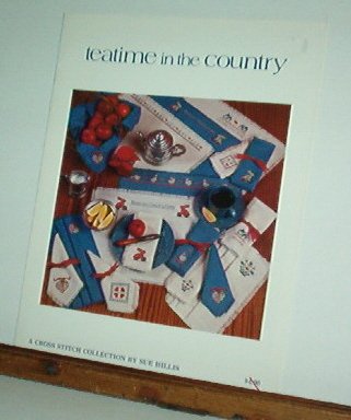 Cross Stitch Pattern, TEATIME IN THE COUNTRY by Sue Hillis 10 designs