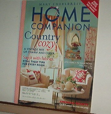 Magazine - Mary Engelbreit - HOME COMPANION - Like New - Free Shipping - June 2005