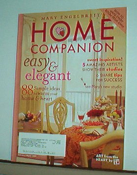 Magazine - Mary Engelbreit - HOME COMPANION - Like New - Free Shipping - Feb/Mar 2004
