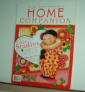 Magazine - Mary Engelbreit - HOME COMPANION - Like New - Free Shipping - Feb/Mar 2001
