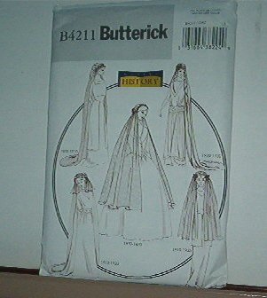 Sewing Pattern Butterick B4211 Historical Vails 5 styles All sizes