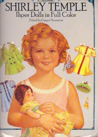 Book - Coloring Book - SHIRLEY TEMPLE by Grace Piemontesi 2 sizes 21" & 10" 0486251934