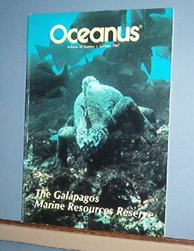 Magazine - Vintage - OCEANUS Oceanography The Galapagos Vol 30 #2 Summer 1987 Ships Free in US