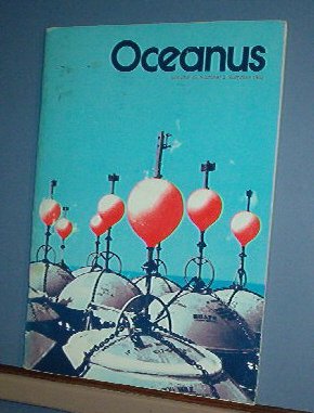 Magazine Ships Free in US Vintage OCEANUS Oceanography Federalism Summer 1982 Vol 25 #2