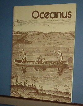 Magazine Ships Free in US Vintage OCEANUS Oceanography Archaeology Summer 1981 Vol 24 #2