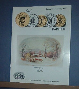 Magazine THE CHINA PAINTER Free Ship in US Porcelain Painting Jan/ Feb 192