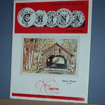 Magazine THE CHINA PAINTER Free Ship in US Porcelain Painting Nov/Dec 1993