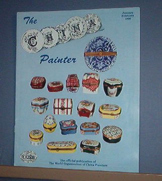 Magazine THE CHINA PAINTER Free Ship in US Porcelain Painting January February 1998