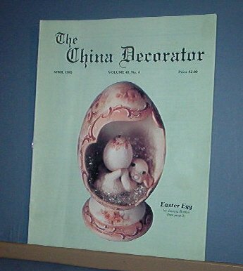 Magazine THE CHINA DECORATOR Free Ship in US Porcelain Painting April 1995