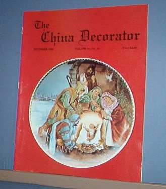 Magazine THE CHINA DECORATOR Free Ship in US Porcelain Painting December 1996