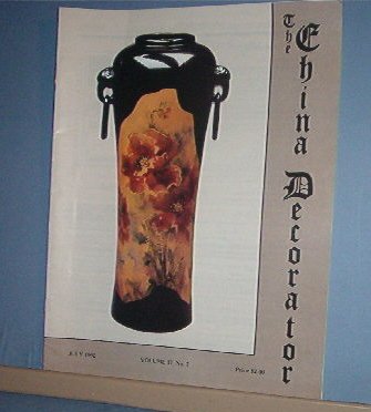 Magazine THE CHINA DECORATOR Free Ship in US Porcelain Painting July 1992