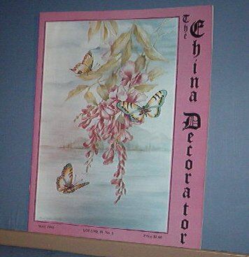 Magazine THE CHINA DECORATOR Free Ship in US Porcelain Painting May 1993