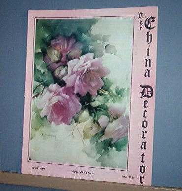 Magazine THE CHINA DECORATOR Free Ship in US Porcelain Painting April 1997