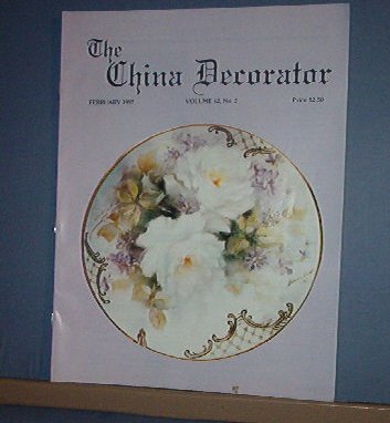 Magazine THE CHINA DECORATOR Free Ship in US Porcelain Painting February 1997