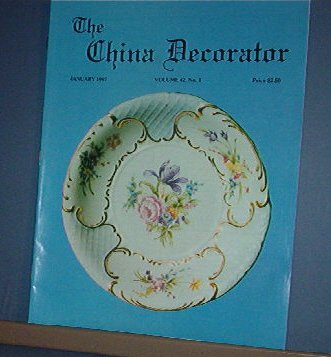 Magazine THE CHINA DECORATOR Free Ship in US Porcelain Painting January 1997