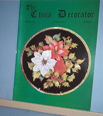 Magazine THE CHINA DECORATOR Free Ship in US Porcelain Painting December 1998