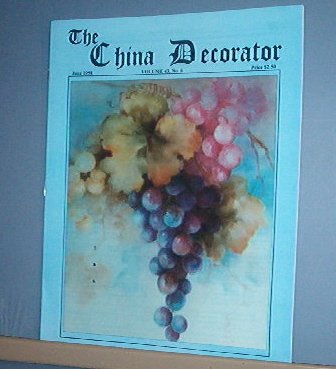 Magazine THE CHINA DECORATOR Free Ship in US Porcelain Painting June 1998