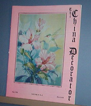 Magazine THE CHINA DECORATOR Free Ship in US Porcelain Painting May 1998