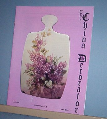 Magazine THE CHINA DECORATOR Free Ship in US Porcelain Painting April 1998