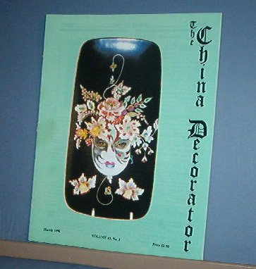 Magazine THE CHINA DECORATOR Free Ship in US Porcelain Painting March 1998