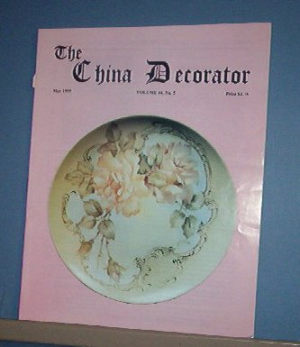 Magazine THE CHINA DECORATOR Free Ship in US Porcelain Painting May 1999