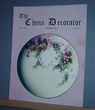 Magazine THE CHINA DECORATOR Free Ship in US Porcelain Painting March 1999