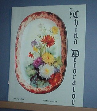 Magazine THE CHINA DECORATOR Free Ship in US Porcelain Painting July/August 2002