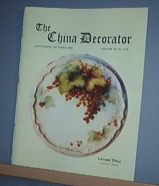 Magazine THE CHINA DECORATOR Free Ship in US Porcelain Painting September October 2005