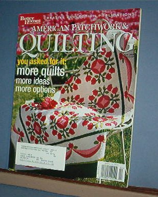 Magazine - BH&G American Patchwork & Quilting Sewing Patterns April 2004 #67