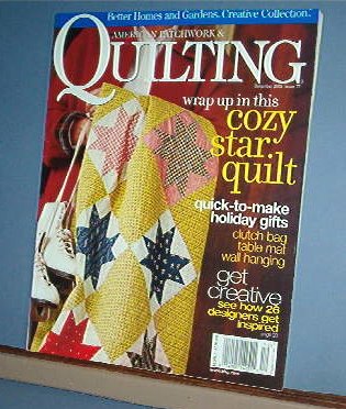 Magazine - BH&G American Patchwork & Quilting Sewing Patterns Dec 2005 #77
