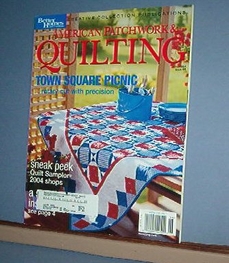 Magazine - BH&G American Patchwork & Quilting Sewing Patterns June 2004 #68