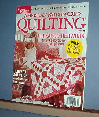 Magazine - BH&G American Patchwork & Quilting Sewing Patterns Aug 2004 #69