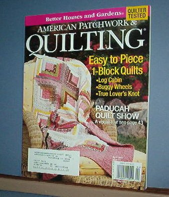 Magazine - BH&G American Patchwork & Quilting Sewing Patterns April 2005 #73